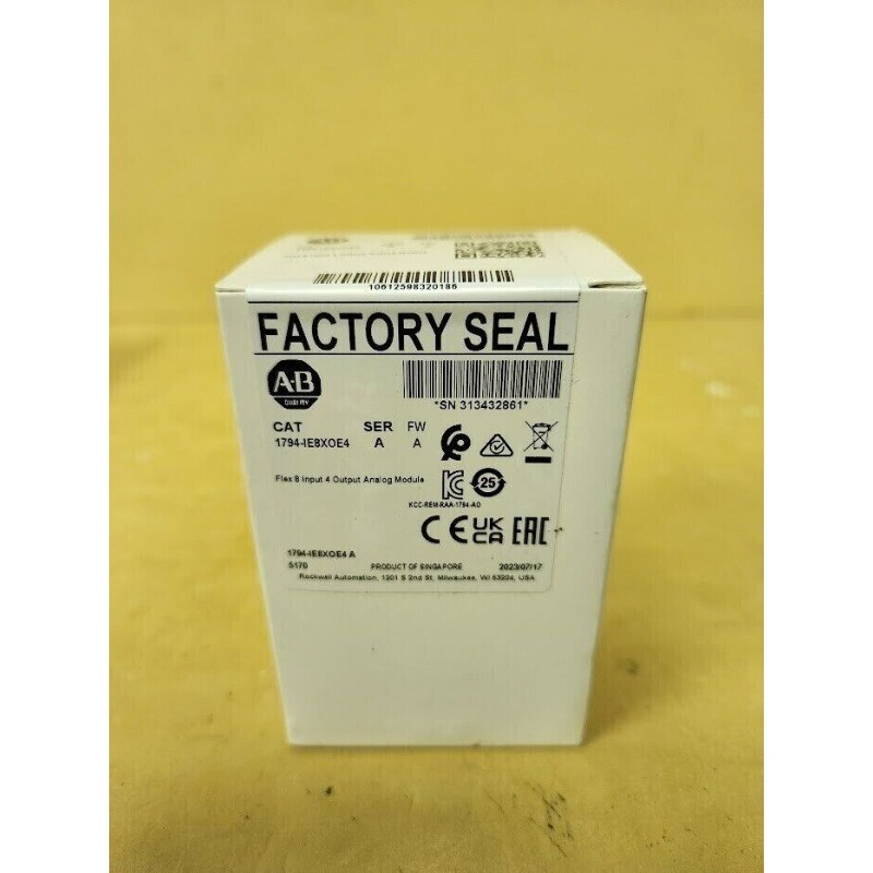 New Allen Bradley 1794-IE8XOE4 Flex I/O Analog 8 Inputs 4 Output US Free Tax