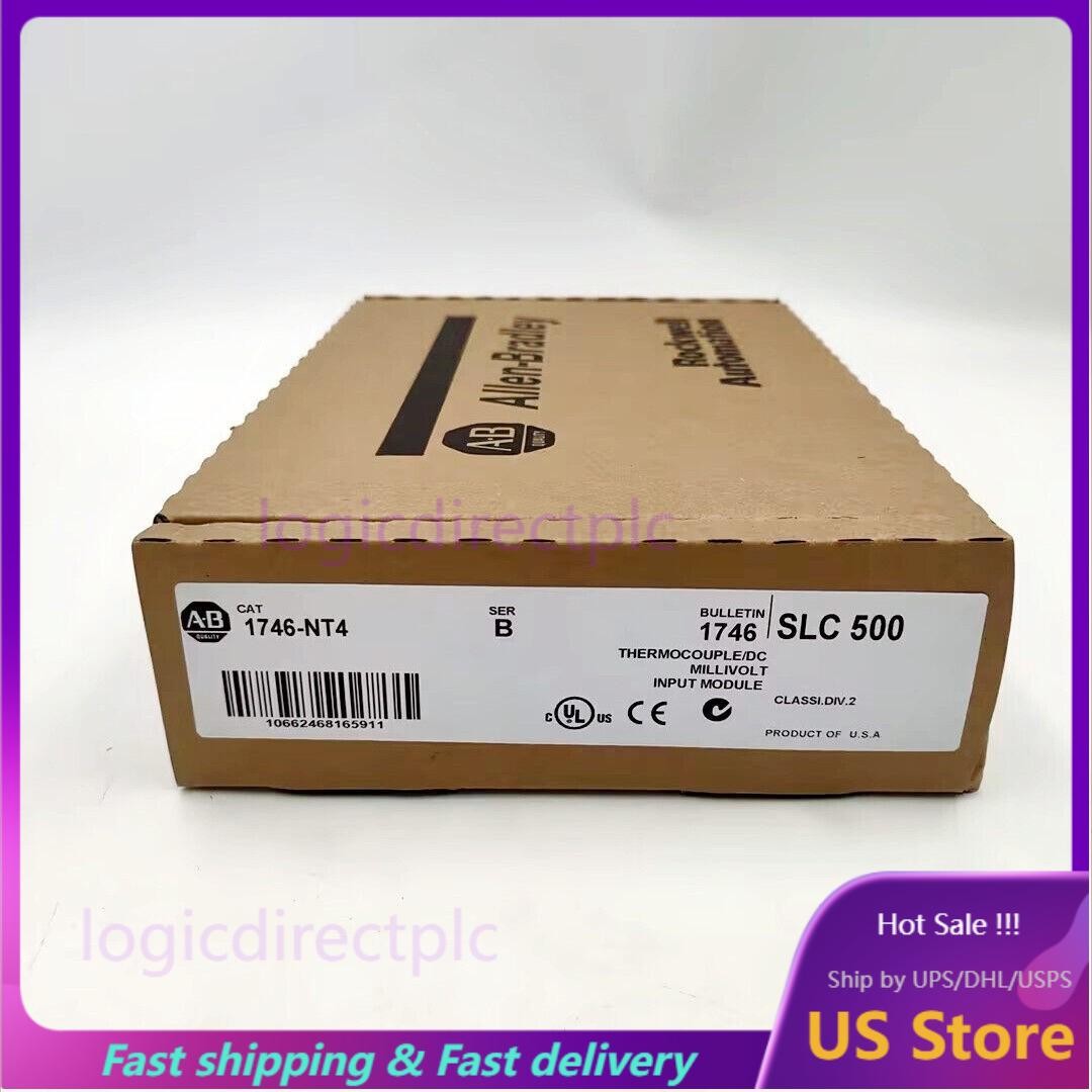 New Factory Sealed Allen-Bradley 1746-NT4 SER B SLC 500 PLC Input Module 1746NT4