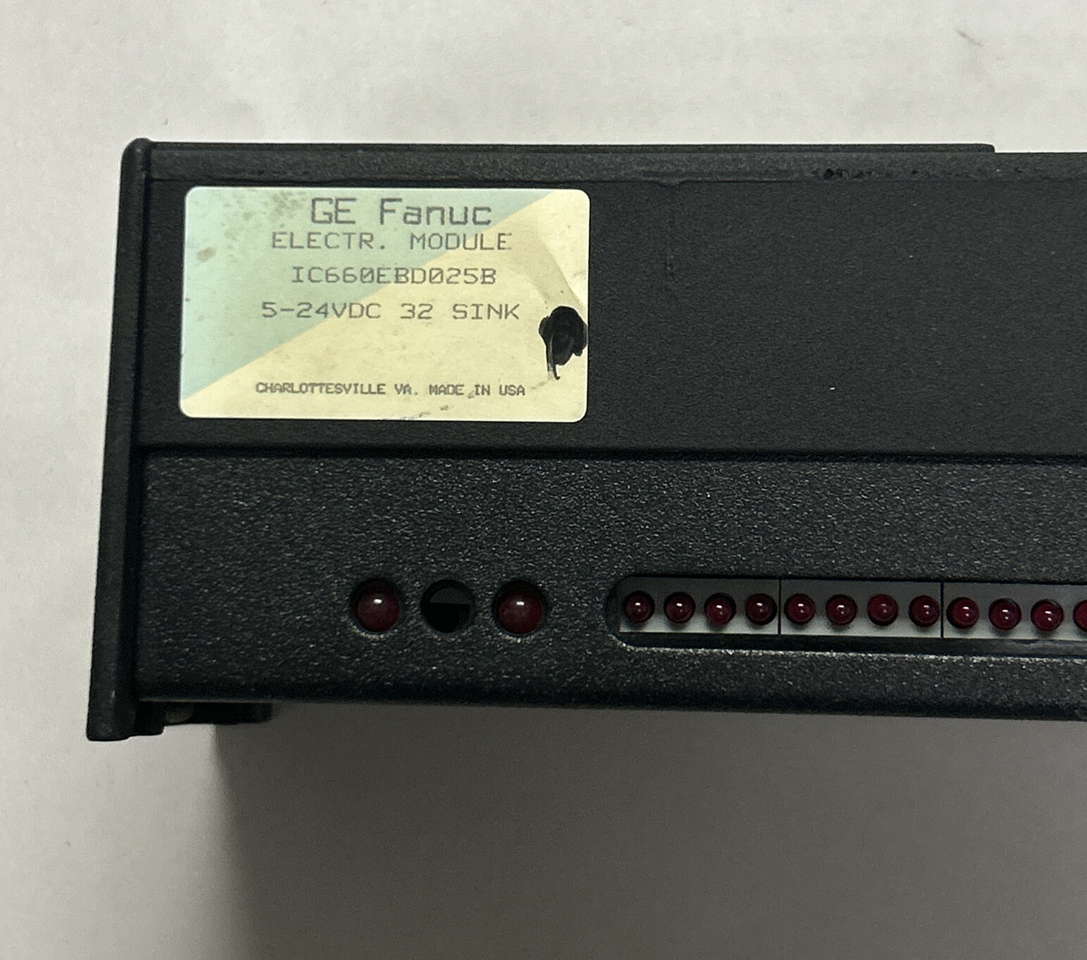 GE FANUC,IC660EBD025B,GENIUS BLOCK SINK I/O MODULE