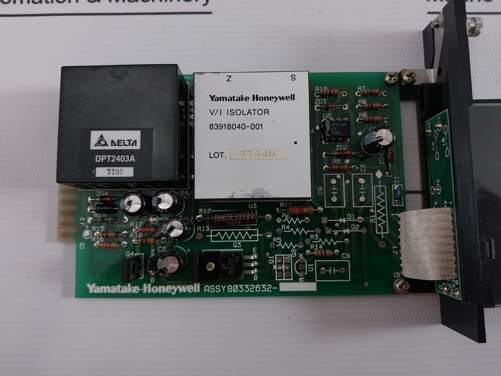 YAMATAKE-HONEYWELL J-SSD50-12 Analog Input Module 4-20mA 24V DC