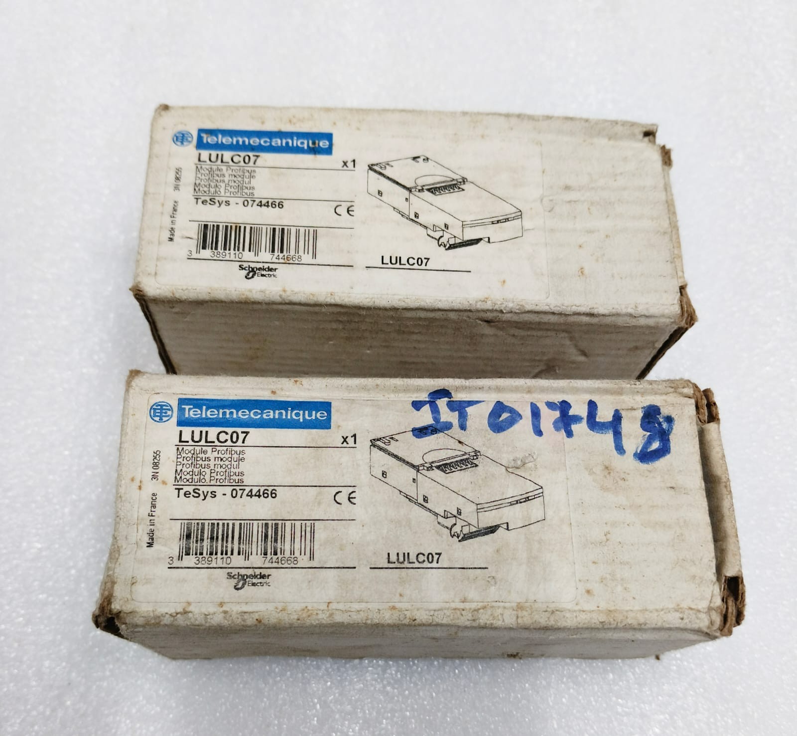 Lot of 2 Schneider Telemecanique LULC07 TeSys Profibus-DP Communication Module
