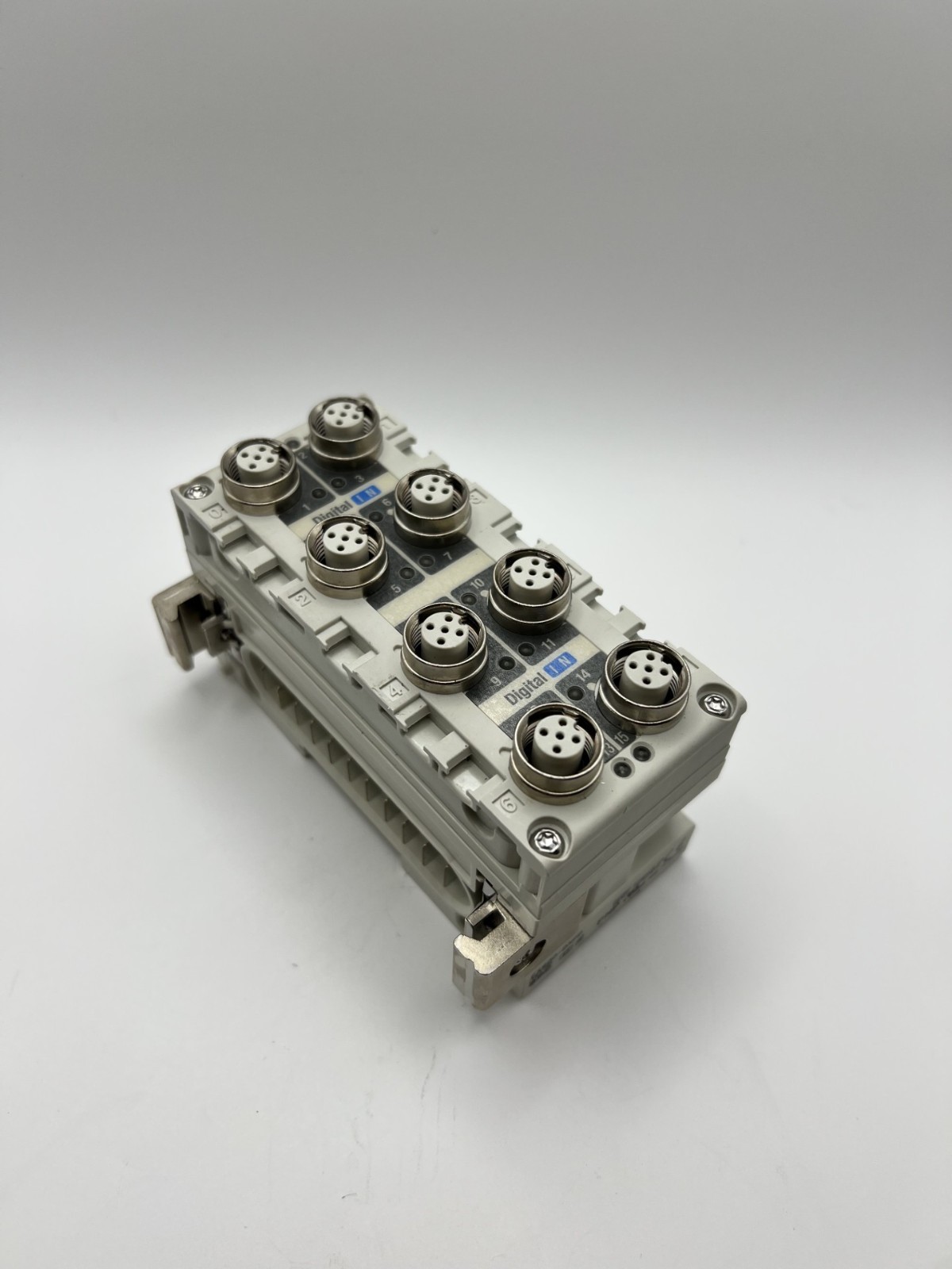 SMC Corporation EX600-DXPD Digital Input Unit, PNP, 8 x M12, 5-Pin, 16-Ch, EX600