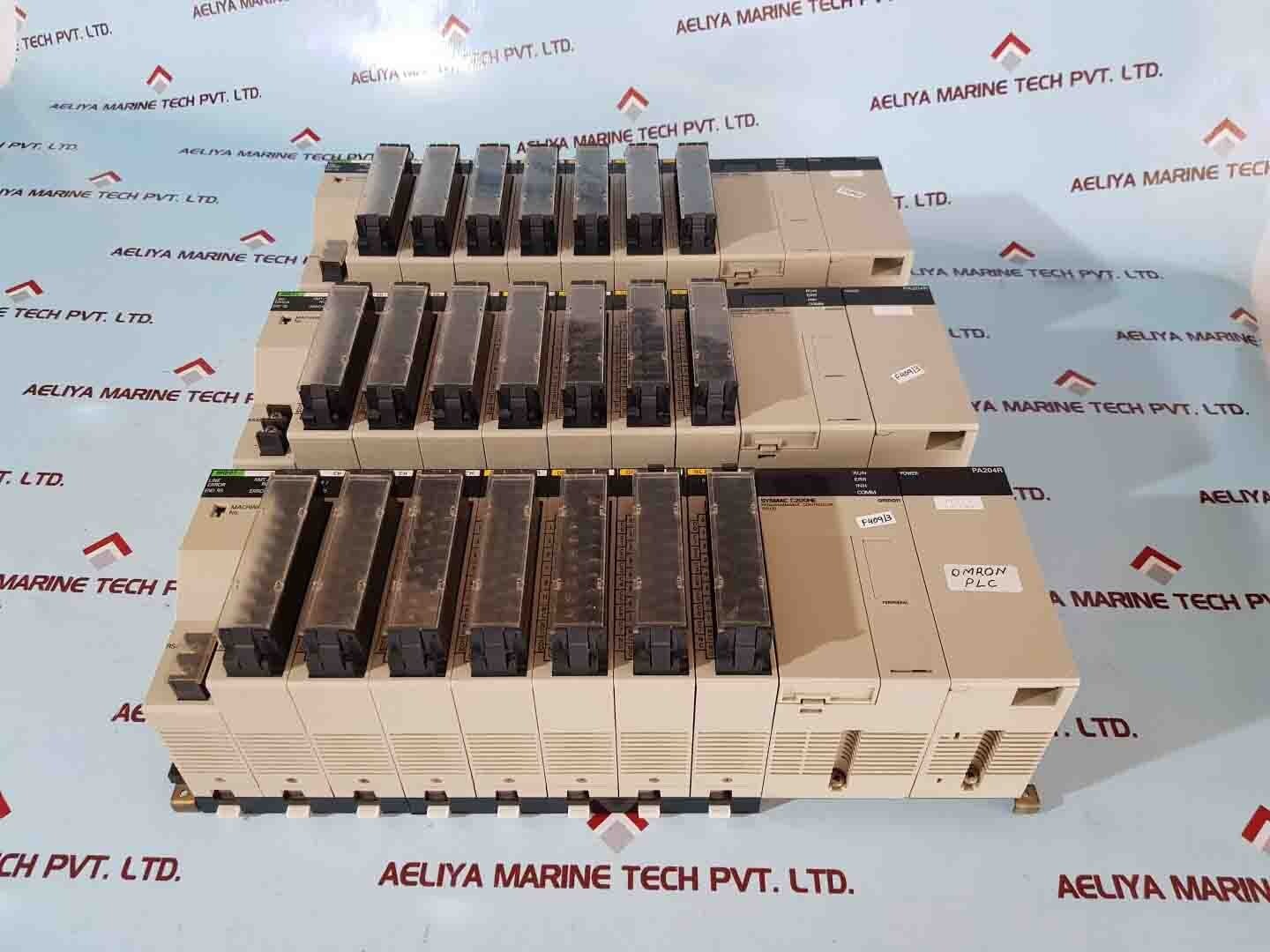 Omron sysmac c200he,rm201,ia122,oc222,oc224,pa204r module rack