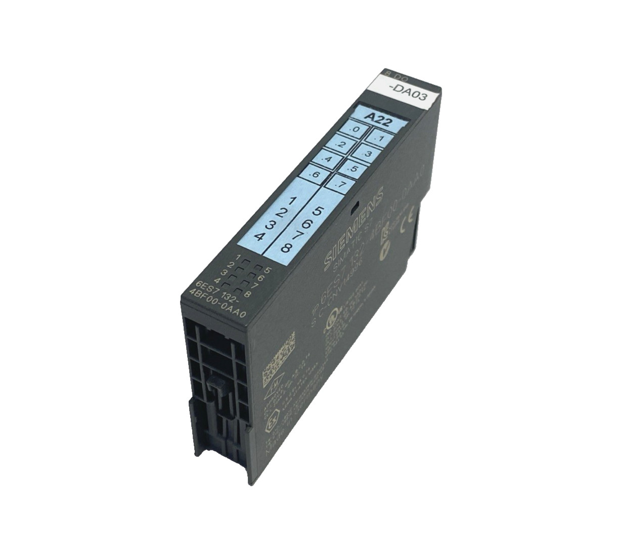 Siemens 6ES7132-4BF00-0AA0 ET200S Electronic Module Output Module 8DO DC24V/0.5A
