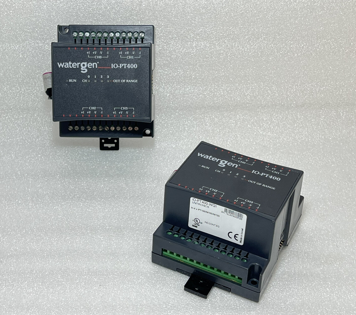 LOT OF 2 pcs – UNITRONICS IO-PT400 / IOPT400 Expansion Module