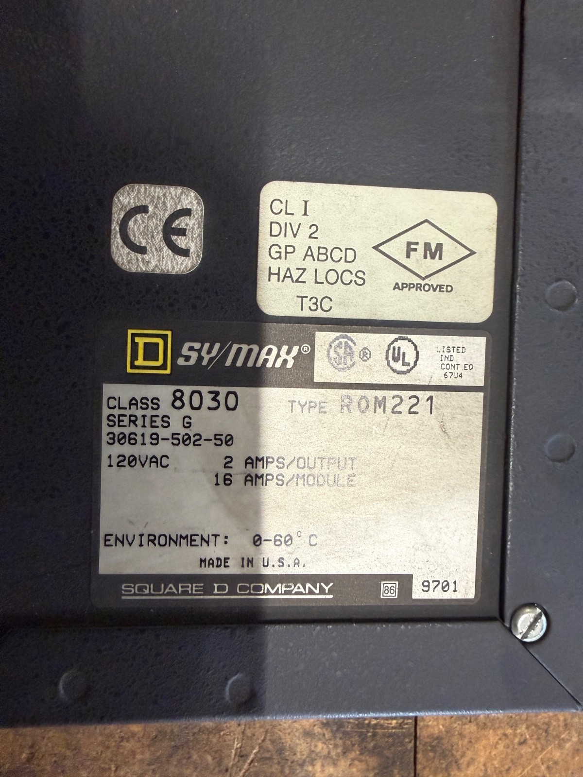 SCHNEIDER ELECTRIC 8030-ROM-221 / 8030ROM221 (NEW)