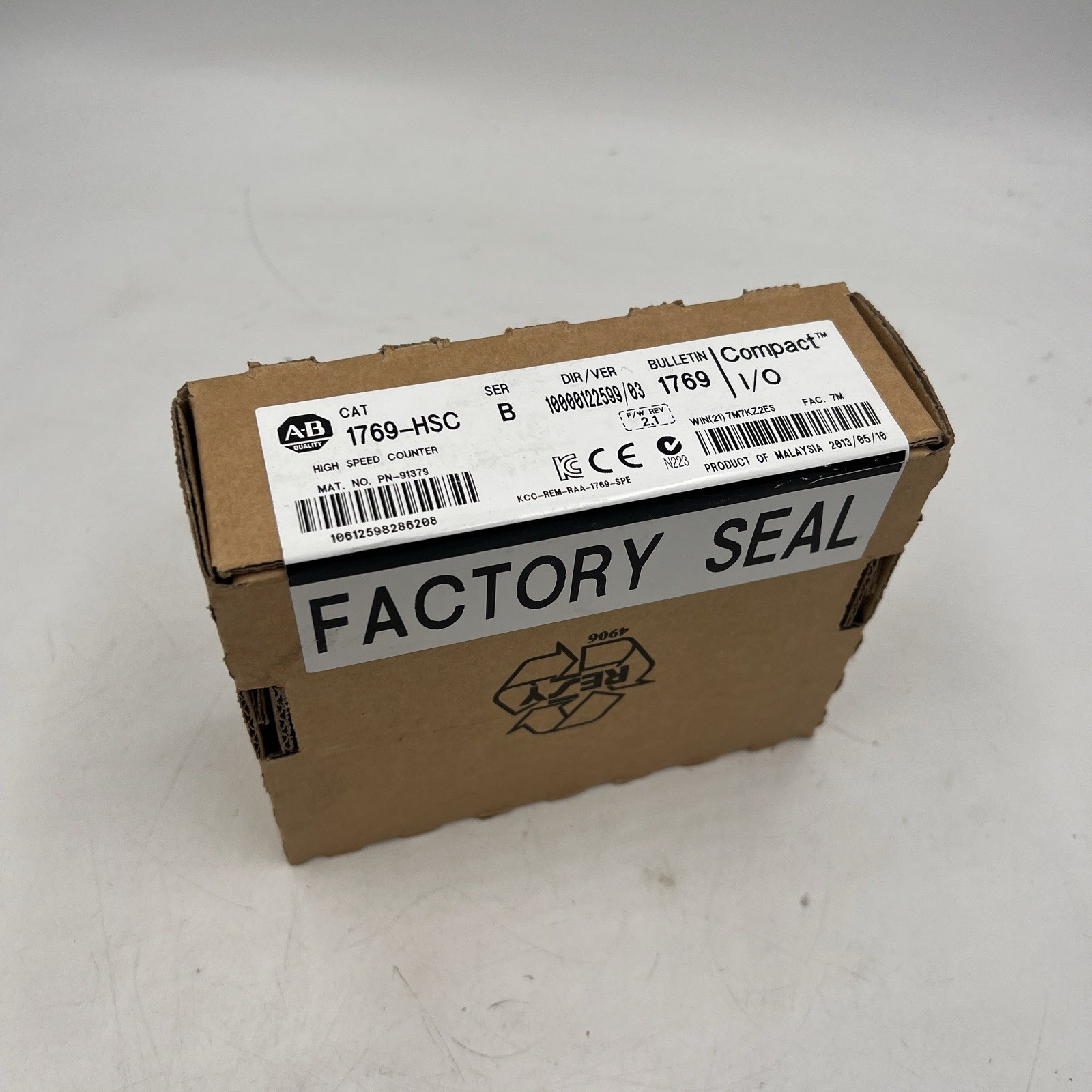 New Sealed Allen Bradley 1769-HSC Ser B CompactLogix High Speed Counter Module