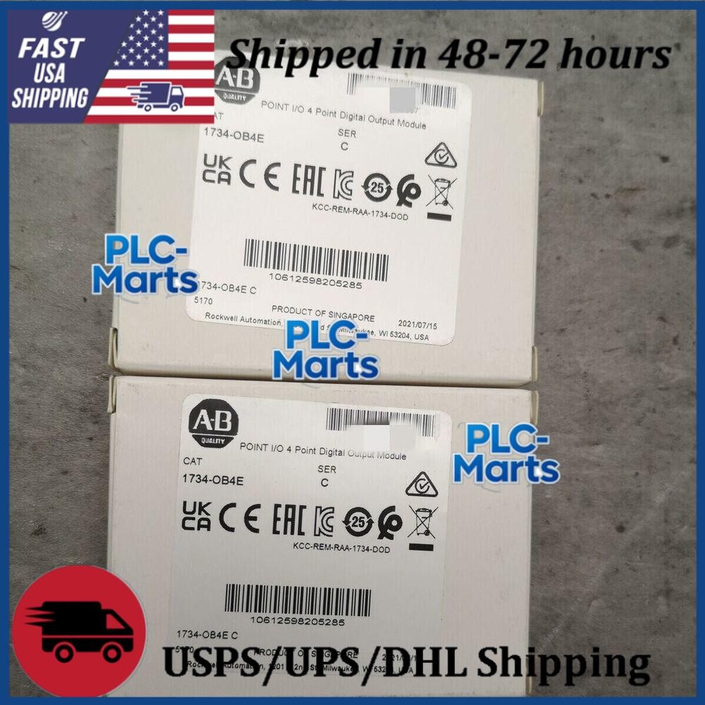 New Factory Sealed AB 1734-OB4E SER 4 Point Output Module 1734OB4E