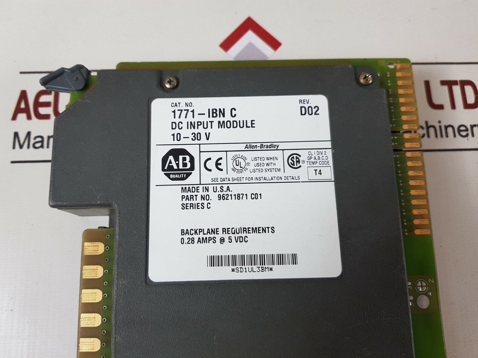 Allen-bradley 1771-ibn dc input module 96211871 c01 ser.c