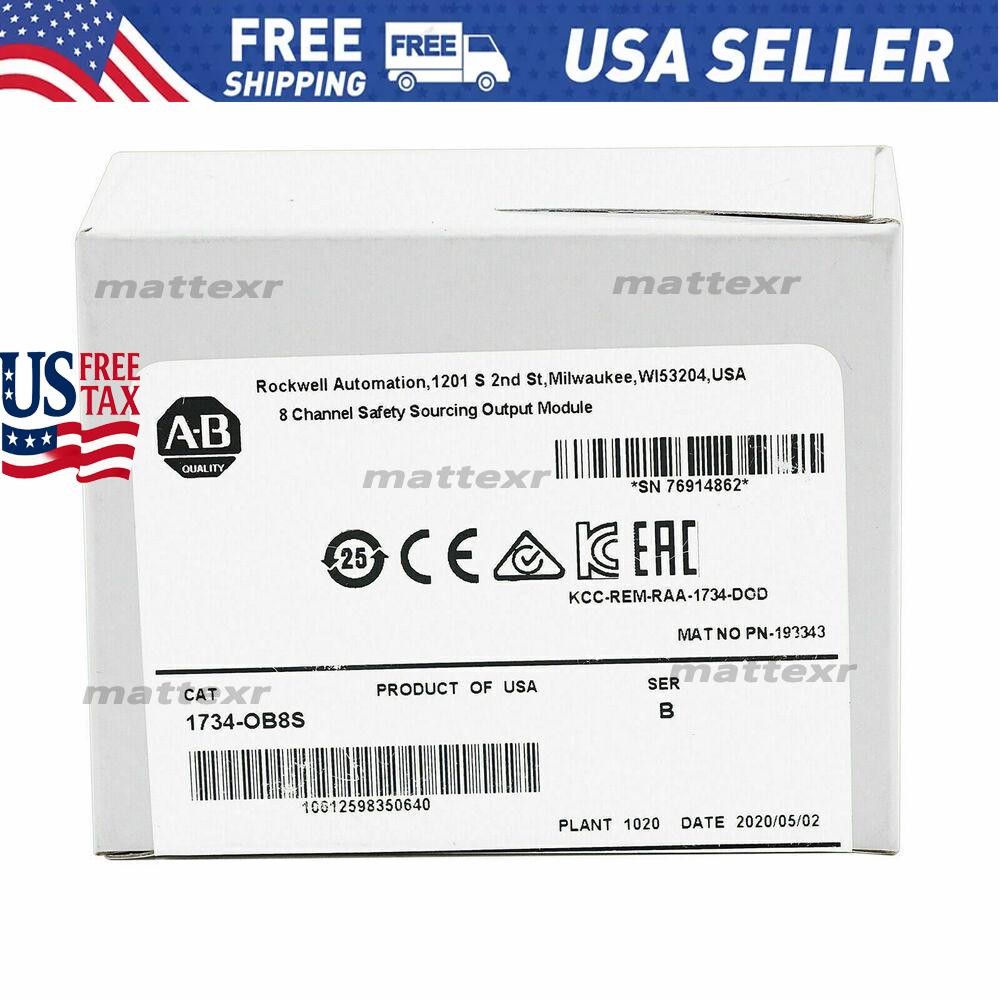 New Sealed AB 1734-OB8S Point I/O Safety Output Module 1734OB8S US Free Tax