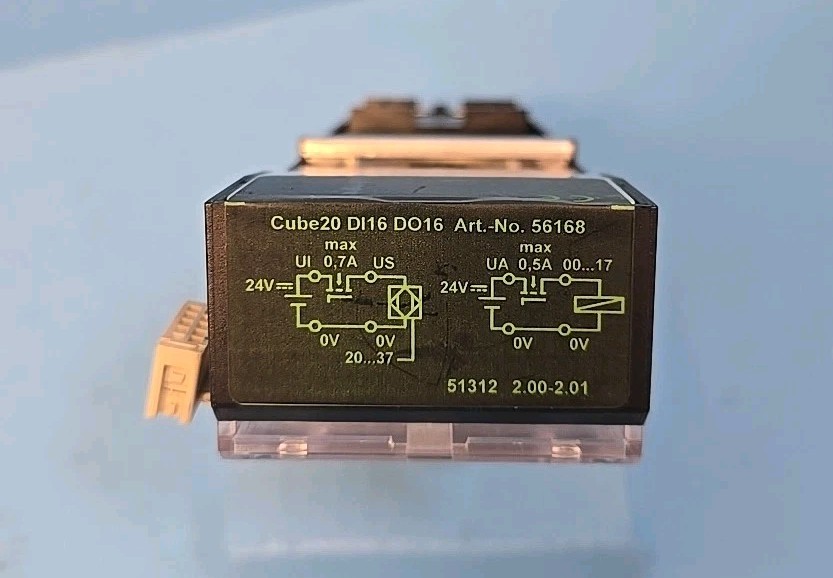 Murr Elektronik Cube20 DI16 DO16 56168 Fieldbus Output Module /w 56109