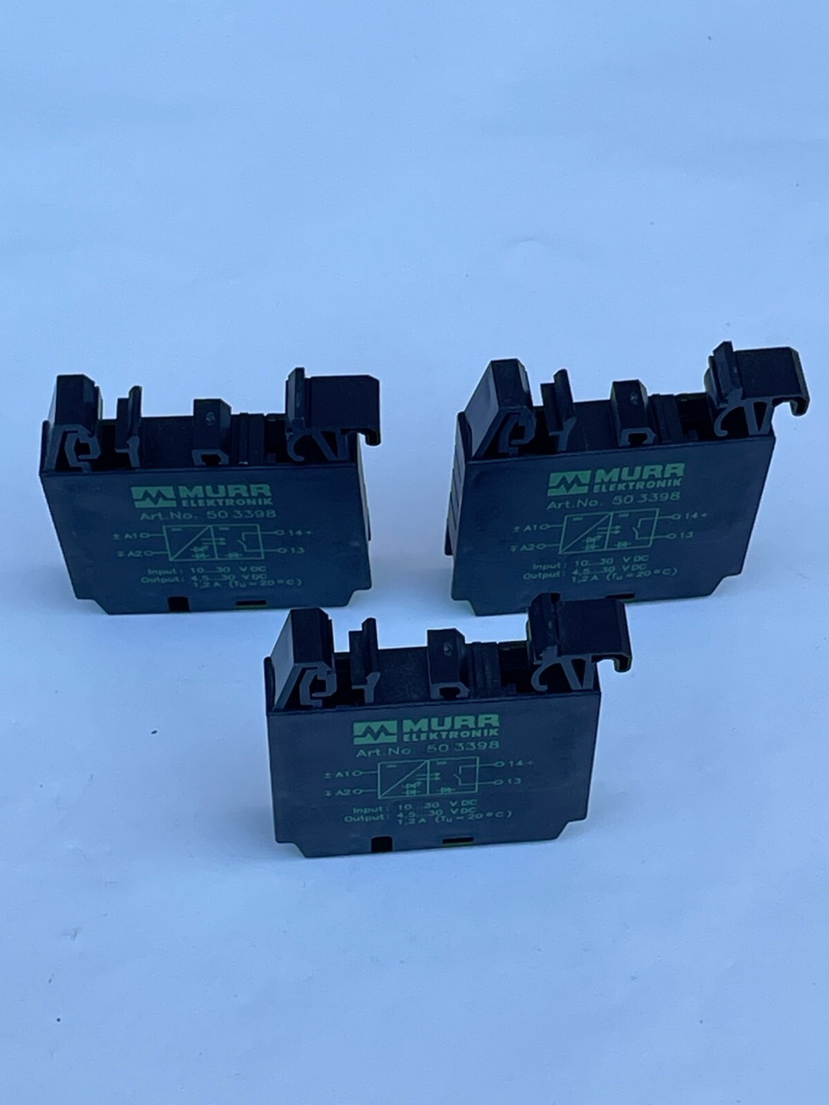 Murr Elektroniks 503398 Optocoupler Module (Lot of 3)