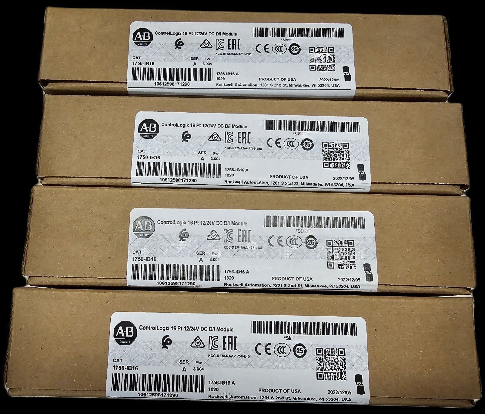 New Factory Sealed AB 1756-IB16 /A ControlLogix 16 Point D/I Module *2022*