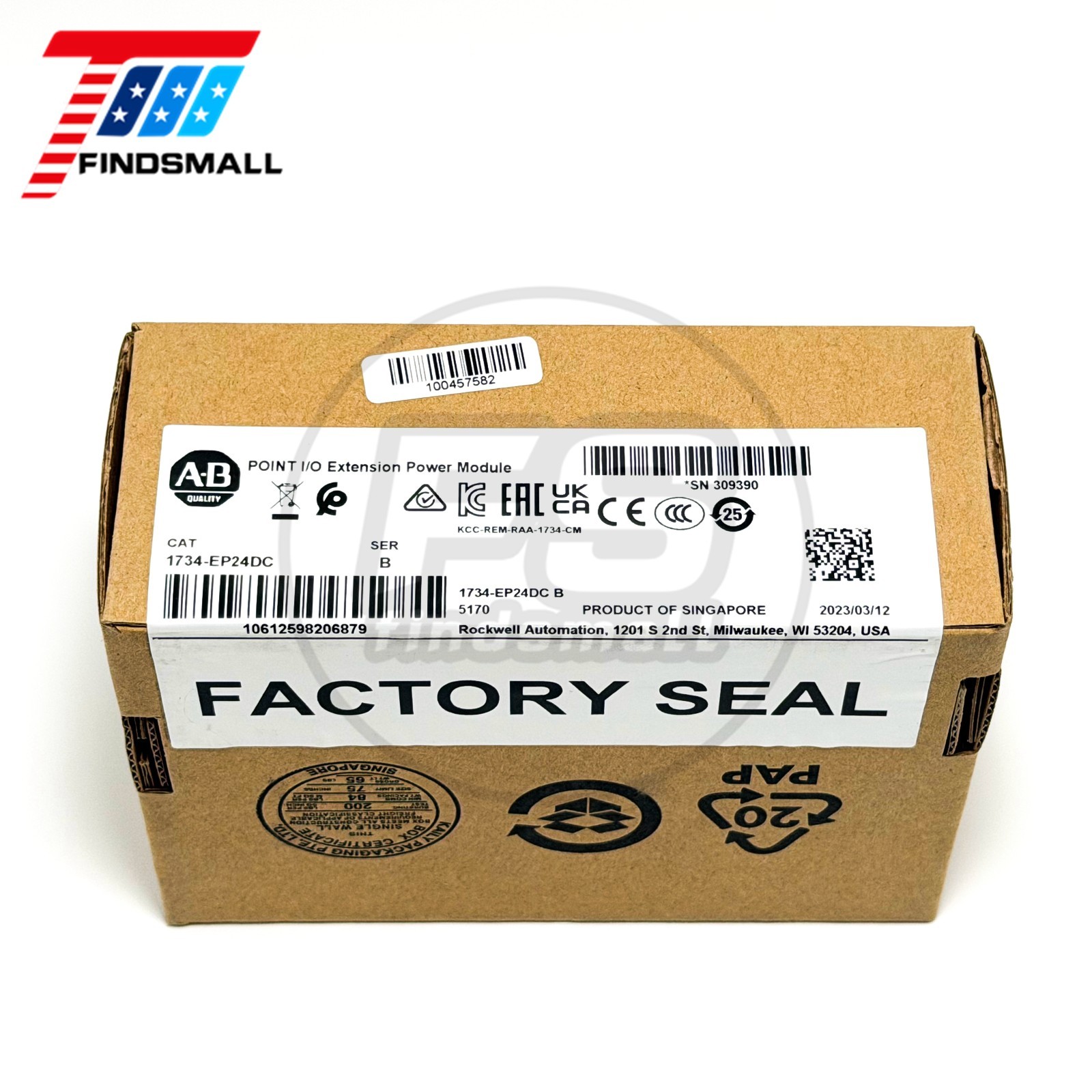 2022/23 AB New 1734-EP24DC Ser B Point I/O Extension Power Module