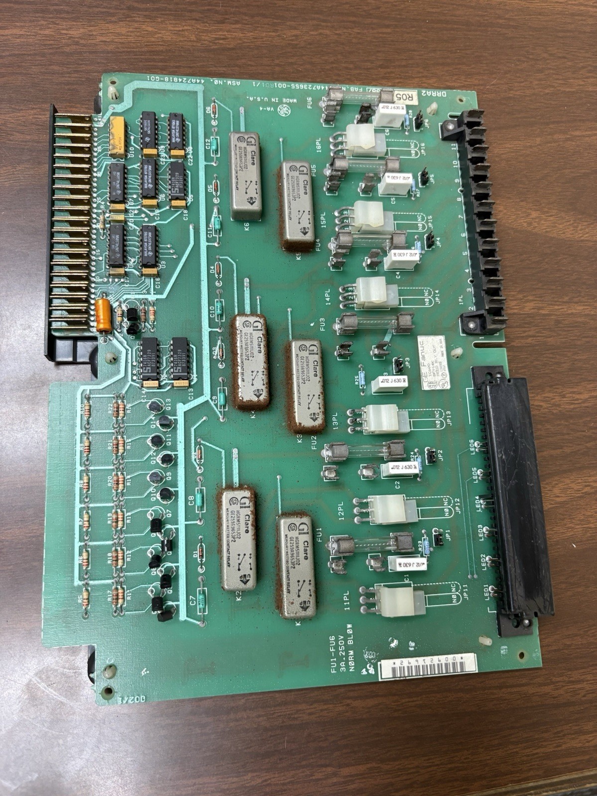 GE Fanuc 44A724818-G01 Output Relay Board DRRA2 PLC I/O Control Module