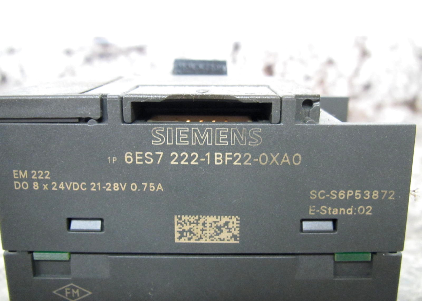 Siemens 6ES7 222-1BF22-0XA0 EM 222 PLC Digital Output Module Used Free Shipping