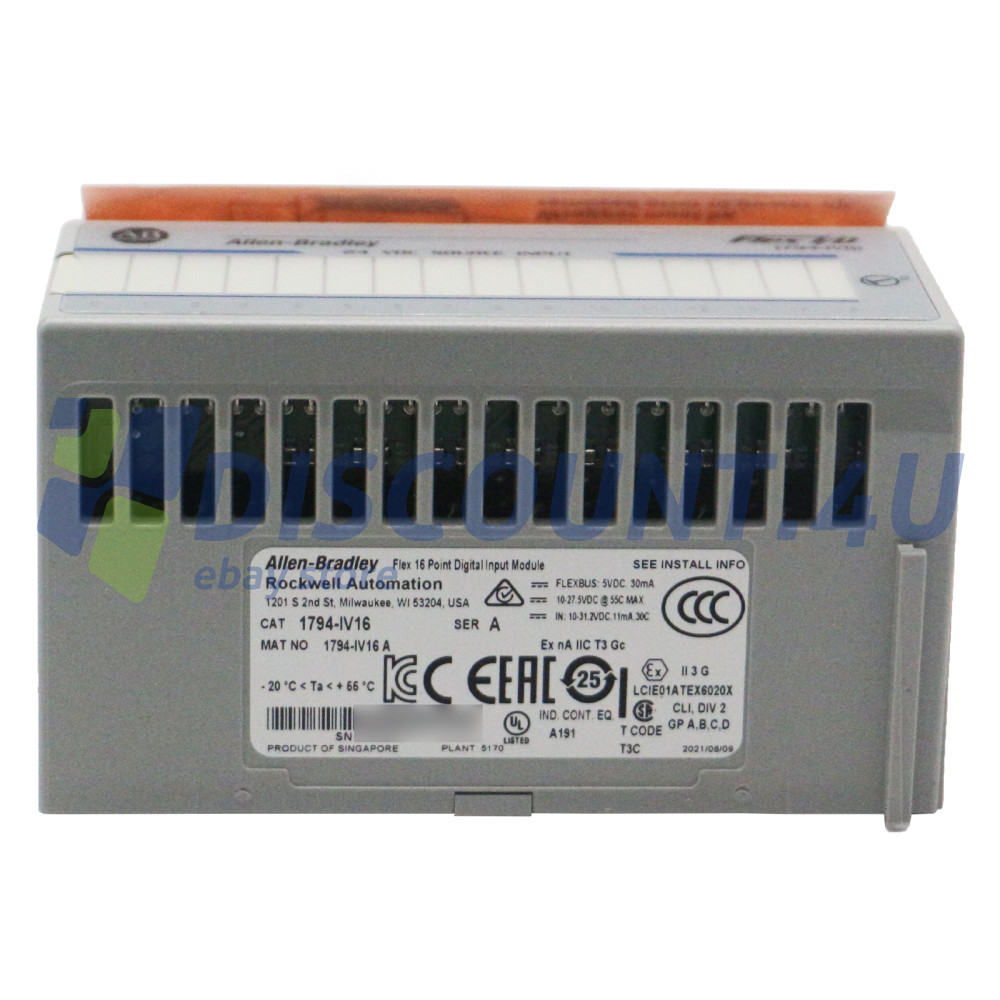 New Factory Sealed AB 1794-IV16 / A Flex 16 Point Digital Input Module