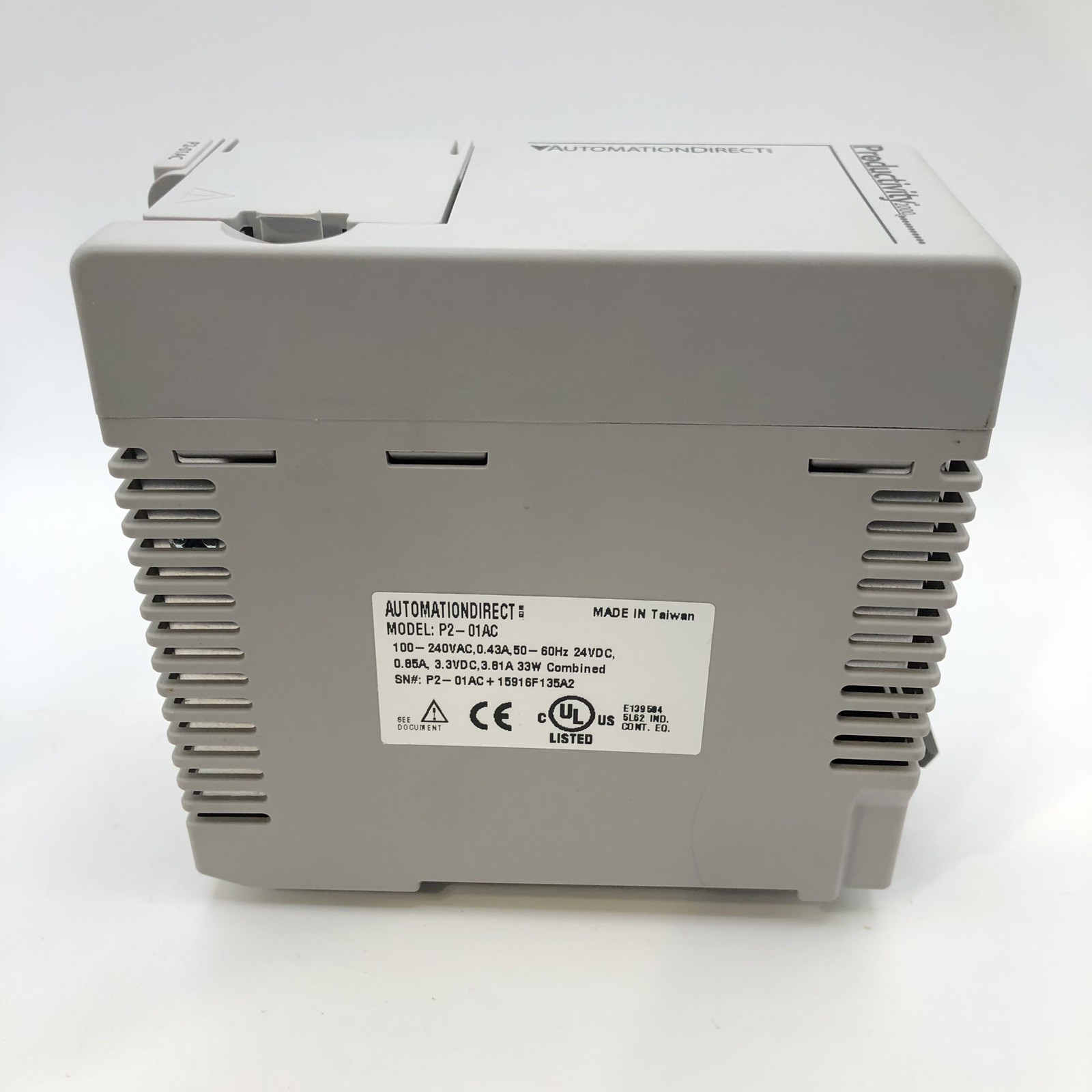 Automation Direct P2-01AC Productivity2000 AC Base Power Supply