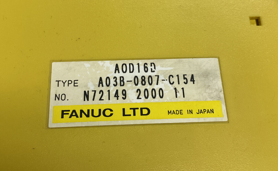 Fanuc,A0D16D,Type A03B-0807-C154 Output Module