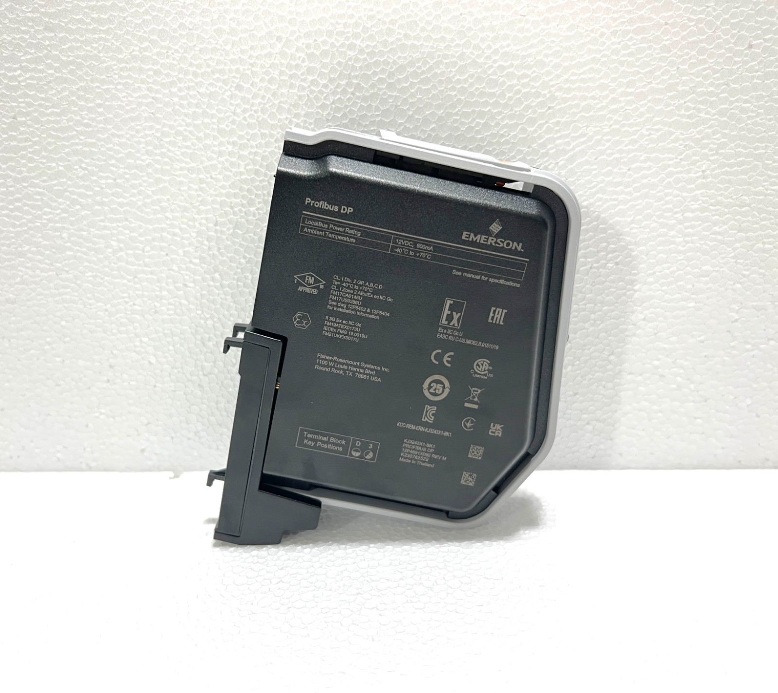 Emerson KJ3243X1-BK1 Profibus Dp 12P44691X092 Rev M