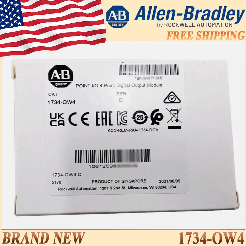 1734-OW4 AB Point I/O 4 Point Digital Output Module New Sealed Allen-Bradley