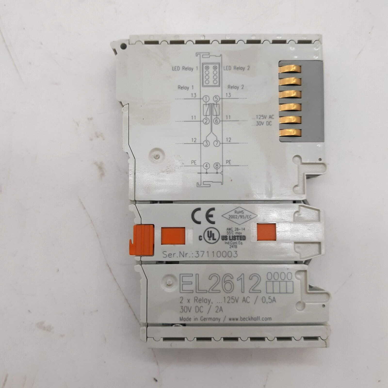 Beckhoff EL2612 Relay Module
