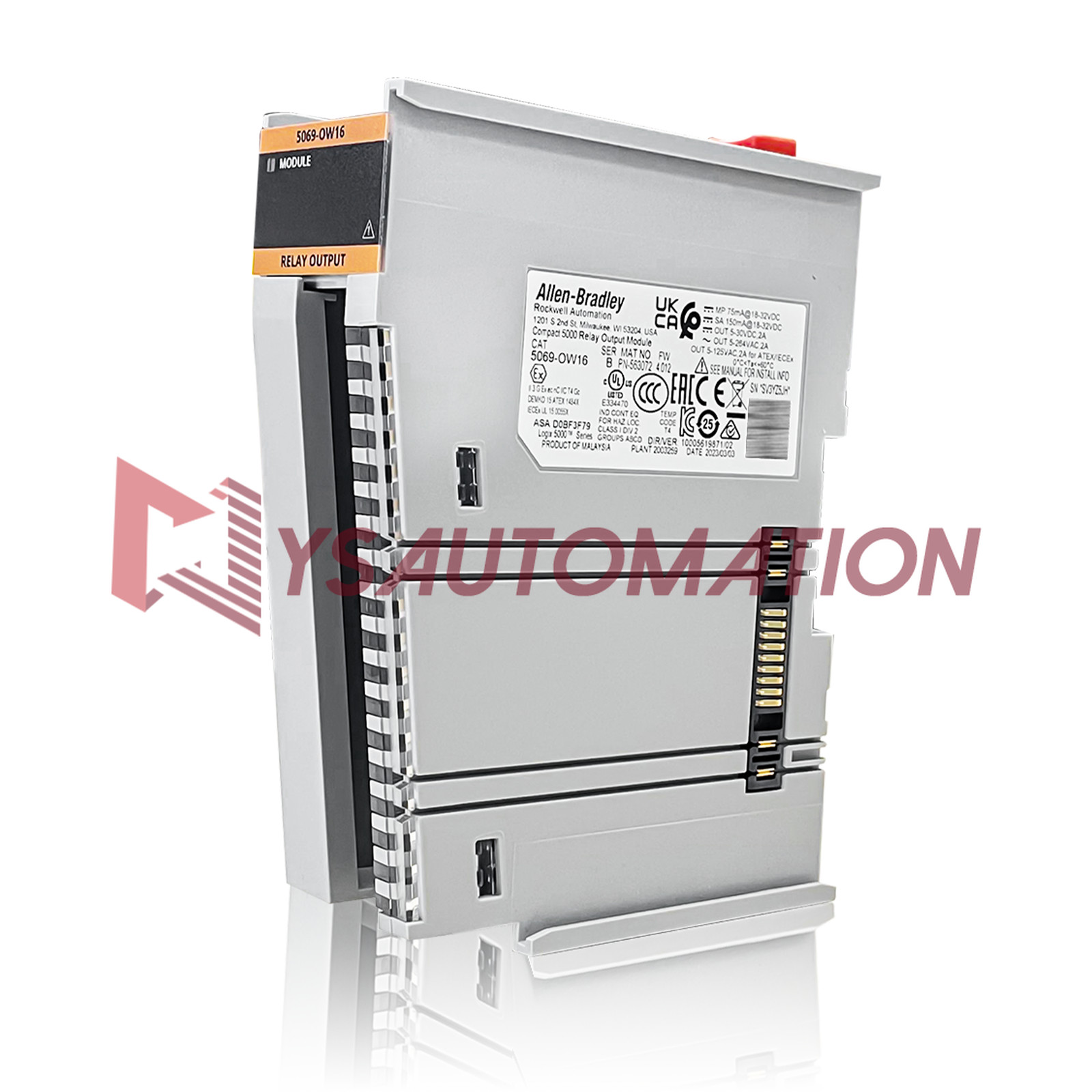AB 5069-OW16 Compact I/O 16 channels non isolated normally relay output module