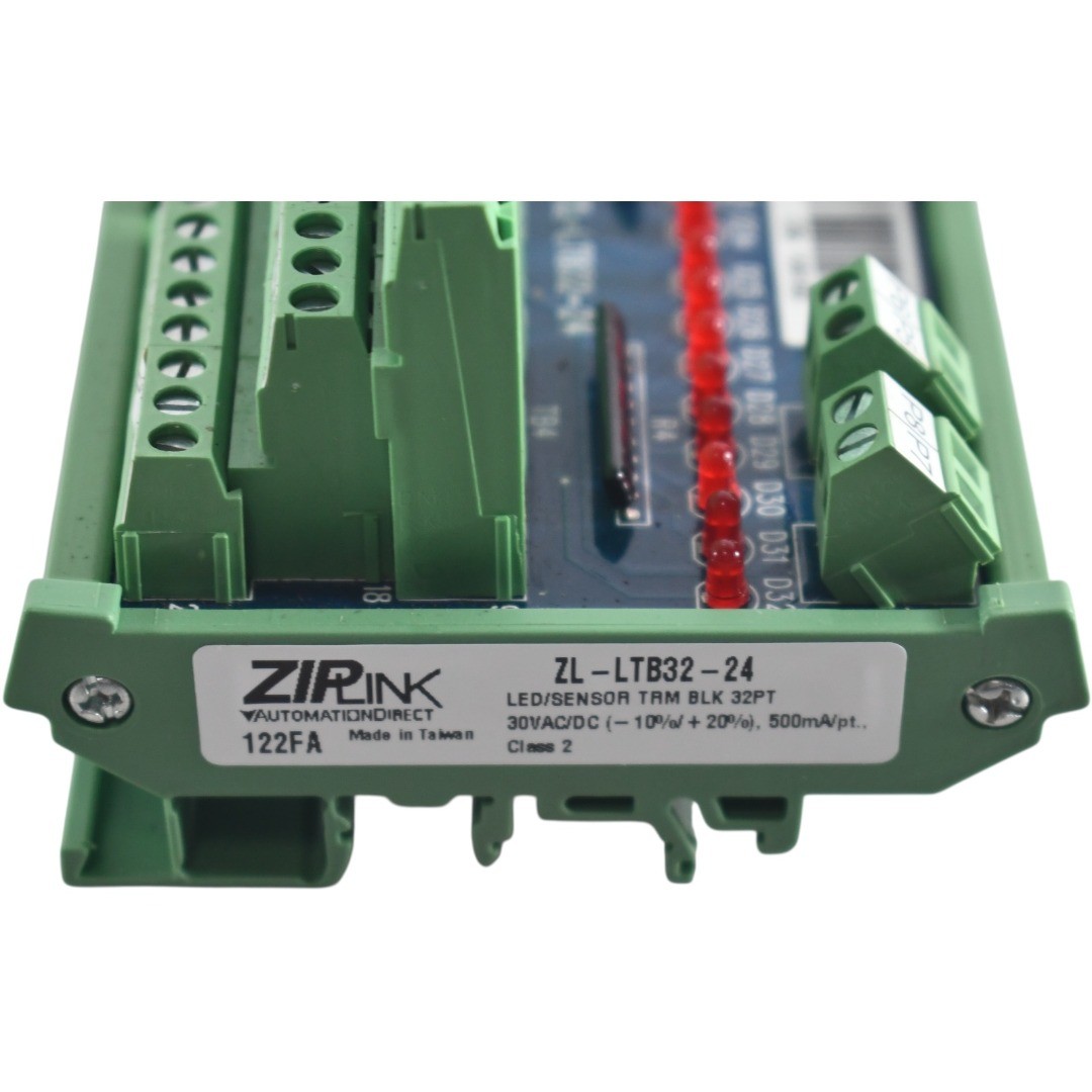 NEW Automation Direct ZIPLink ZL-LTB32-24 32-Point 24VDC LED Sensor Input Module