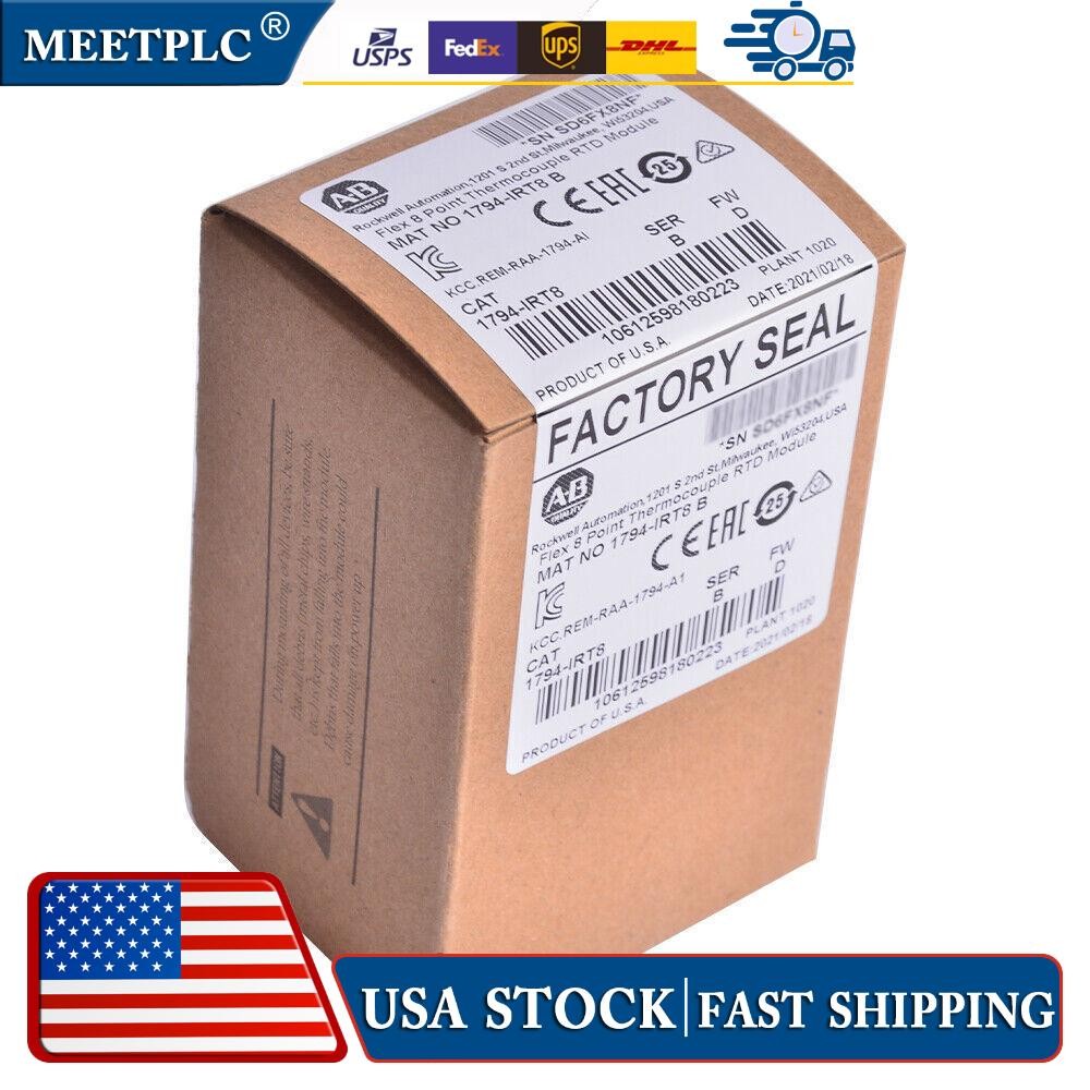 NEW Sealed Allen-Bradley Flex 8 Point Thermocouple RTD Module 1794-IRT8