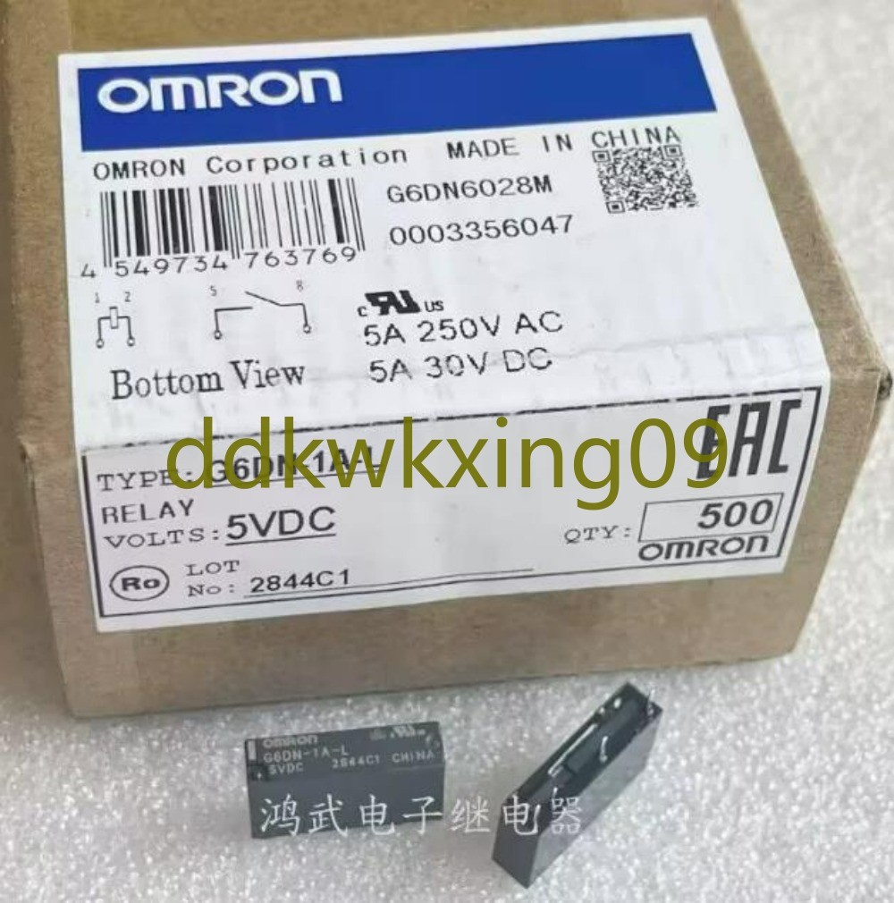 1PCS NEW Omron G6DN-1A-L-5VDC relay 5A 4-pin set normally open