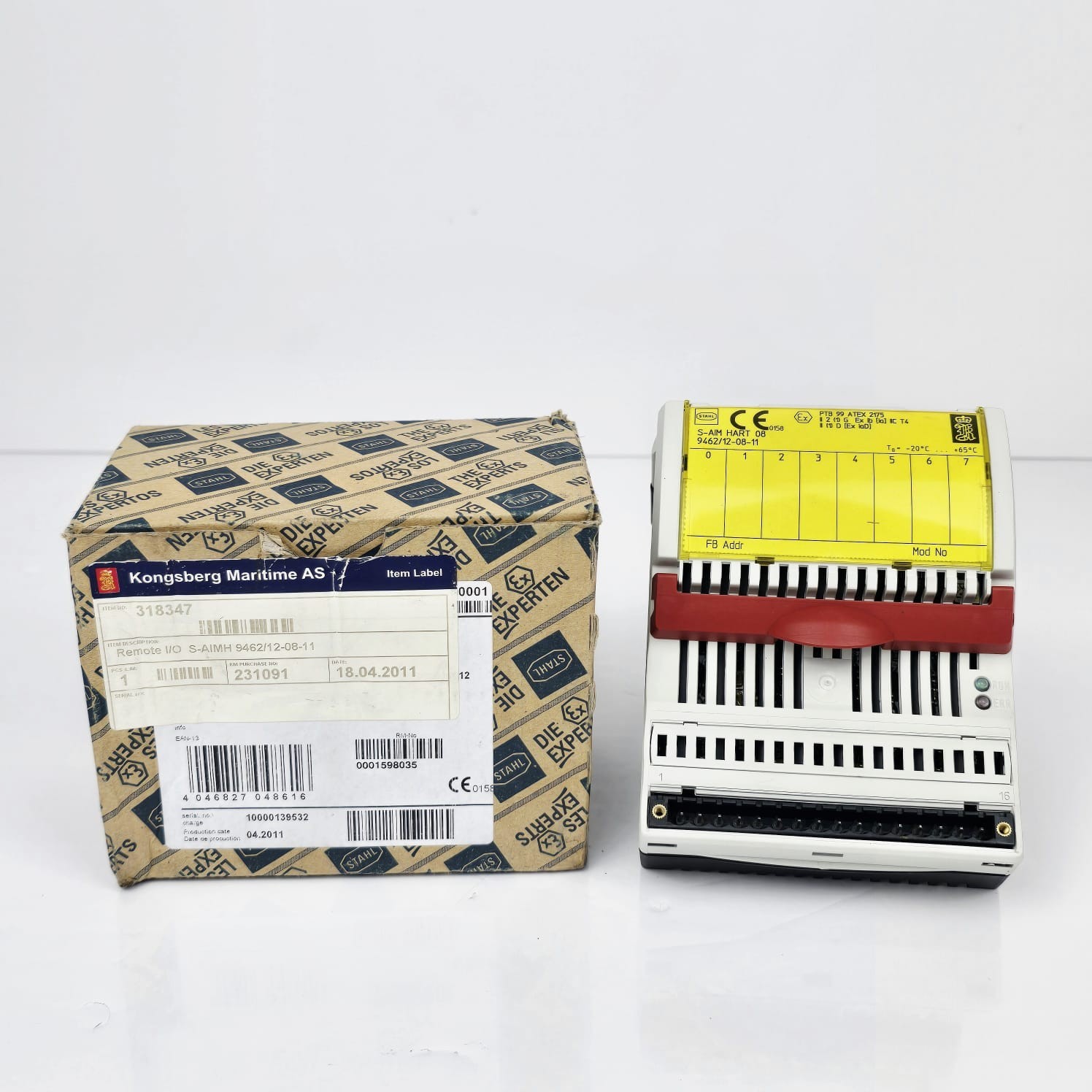 R.Stahl S-Aim Hart 08 8-Channel Safety Analog Input Module