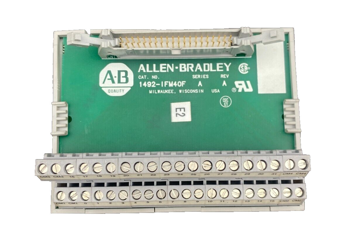 Allen Bradley 1492-IFM40F Series A Rev A Analog Interface Module X2PC