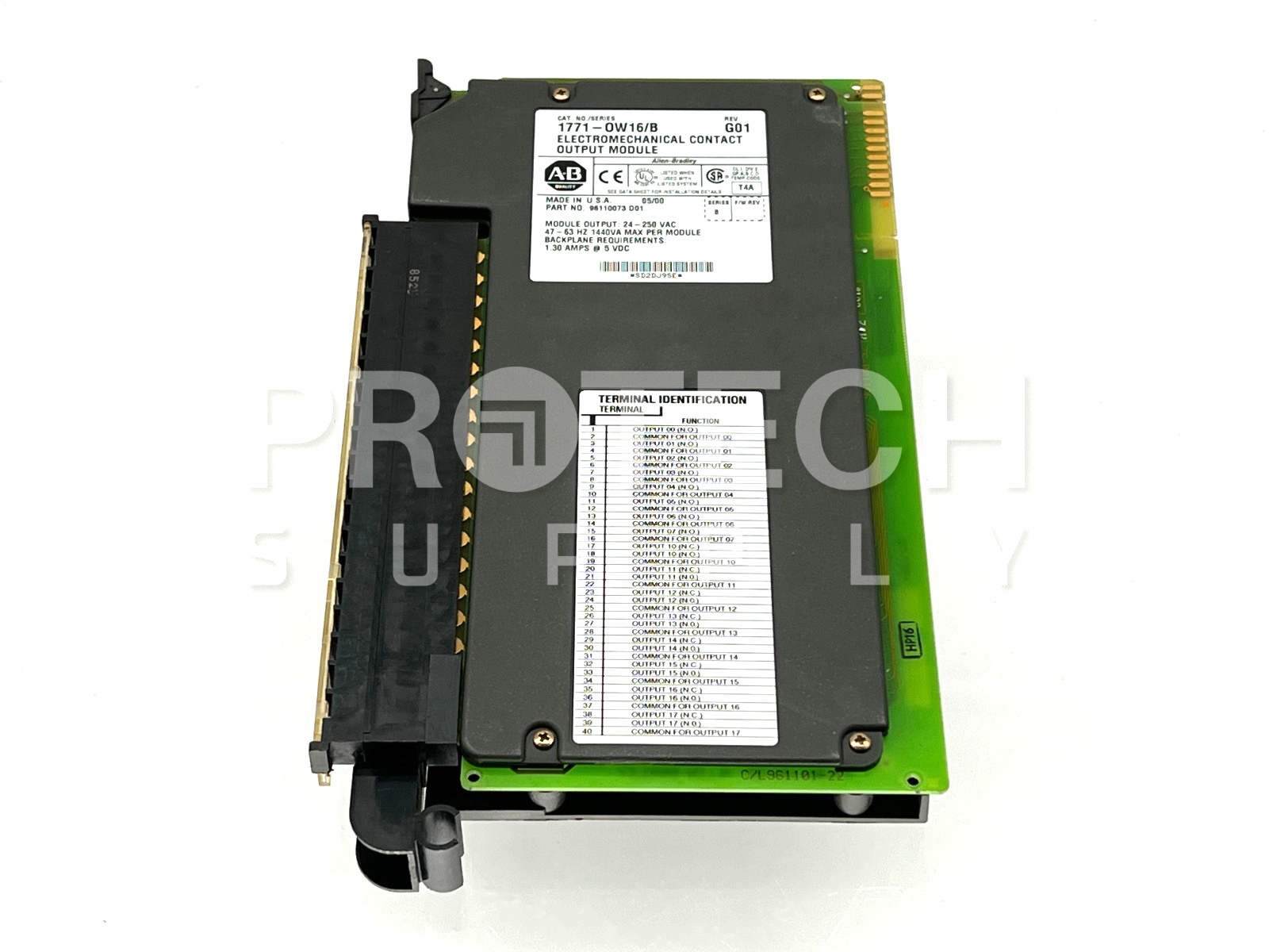 Allen-Bradley 1771-0W16/B Contact Output Module 96110073 D01 with WARRANTY