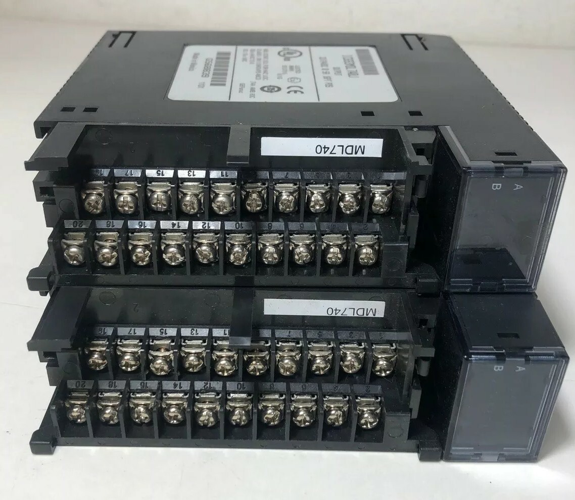 Lot of 2 GE Fanuc IC693MDL740J Output Module 12/24VDC 0.5A 16PT POS Warranty