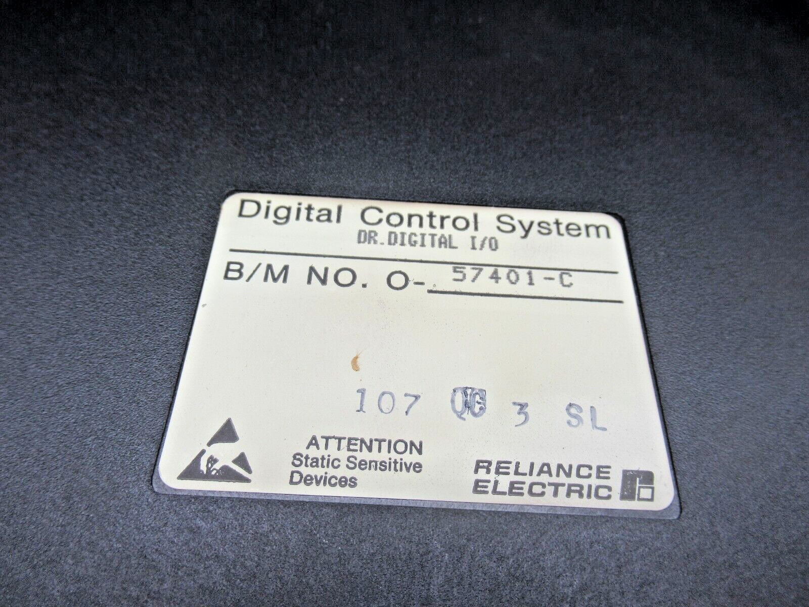 RELIANCE ELECTRIC 57401-C DRIVE DIGITAL I/O MODULE O-57401-C *REBURBISHED*