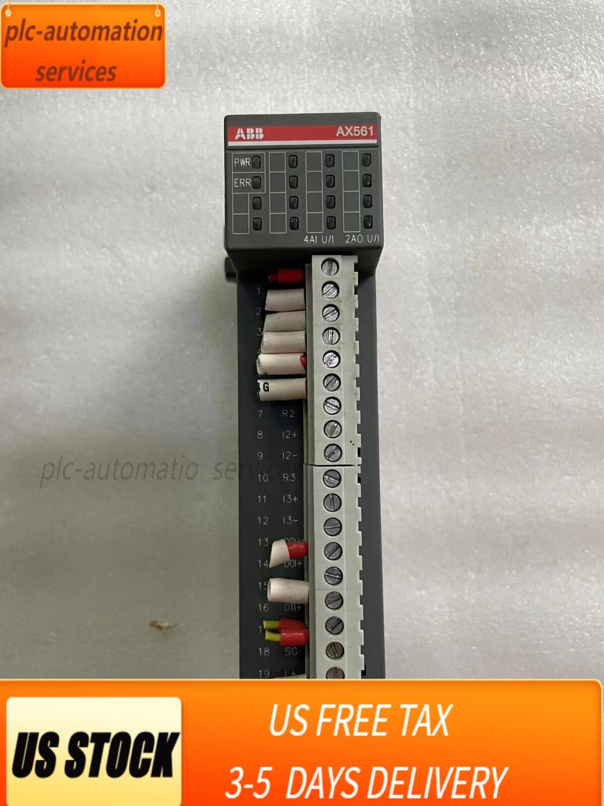 ABB PLC AX561 1TNE968902R1301 Analog Input Output Module US Free TAX