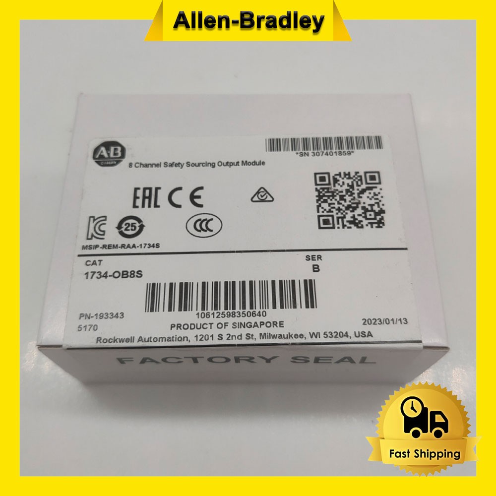 1734-OB8S New AB Safety Sourcing Output Module 1734OB8S