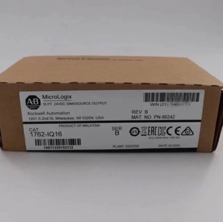 Allen-Bradley 1762-IQ16 SerB MicroLogix 24VDC Input Module New Factory Sealed
