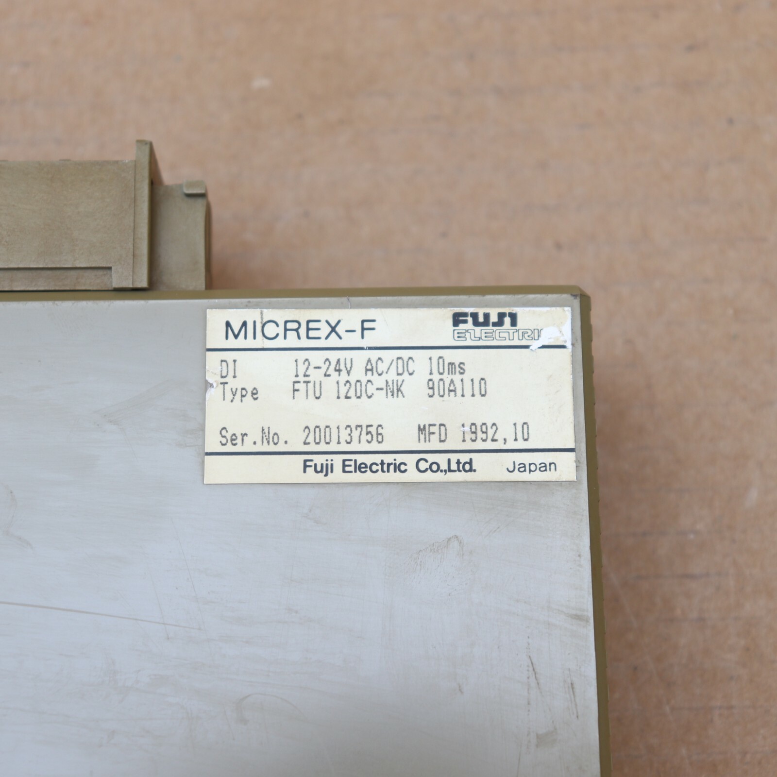 FUJI ELECTRIC FTU120C PROGRAMMABLE CONTROLLER
