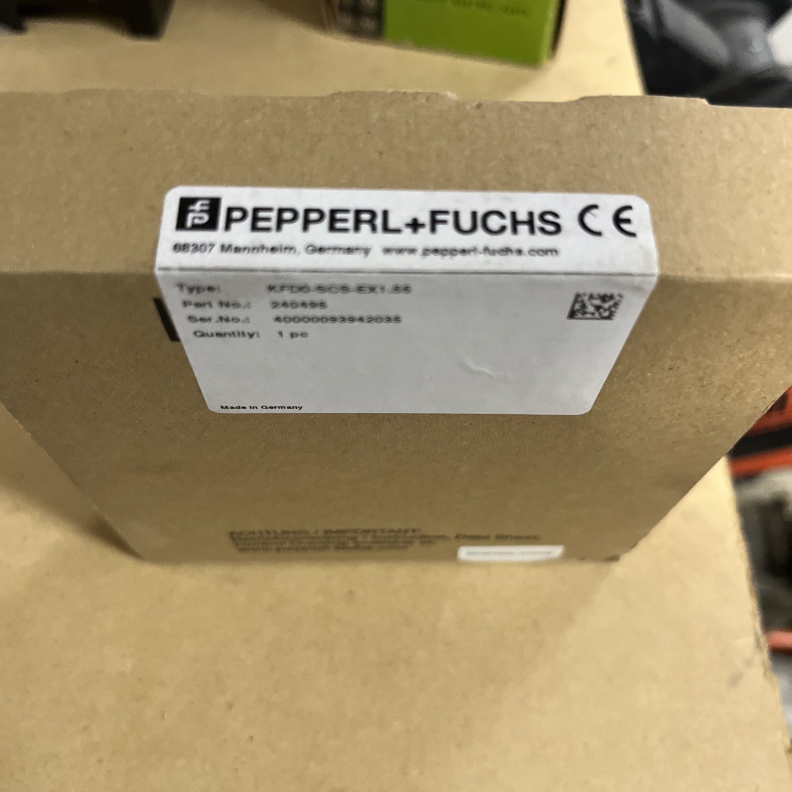 Pepperl+Fuchs KFDO-SCS-EX1.55 Signal Isolator Module Intrinsic Safety NIB