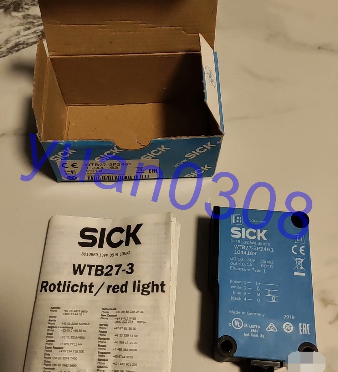 NEW SICK WTB27-3P2461 1044163 Photoelectric sensor DHL Fast delivery/da