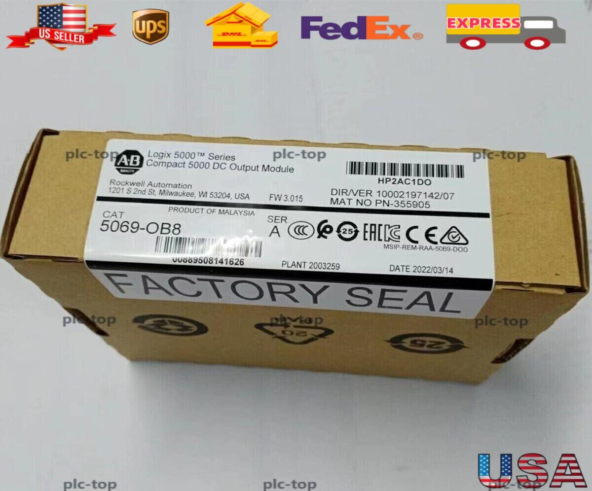 Allen Bradley 5069-OB8 Compact 5000 DC Output Module 5069OB8 Factory Sealed
