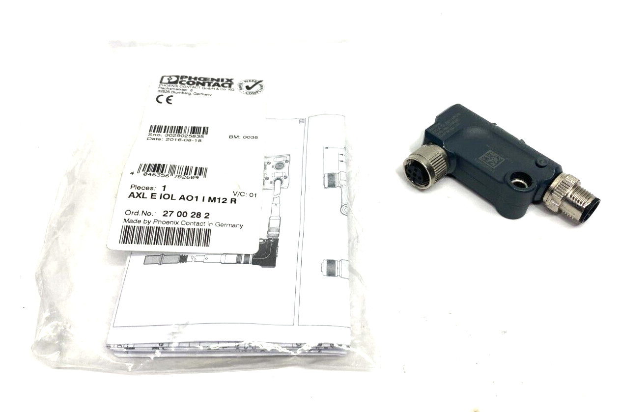 Phoenix Contact AXL E IOL AO1 I M12 R Axioline IO Link Analog Converter 2700282