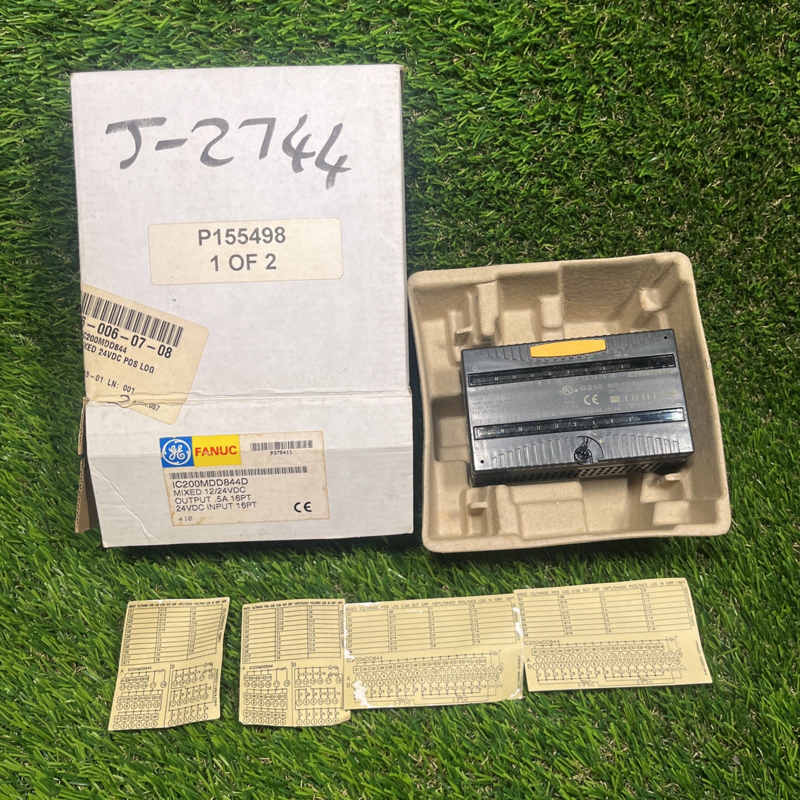 Ge Fanuc IC200MDD844D Input and Output Module Class 1 – Not Tested