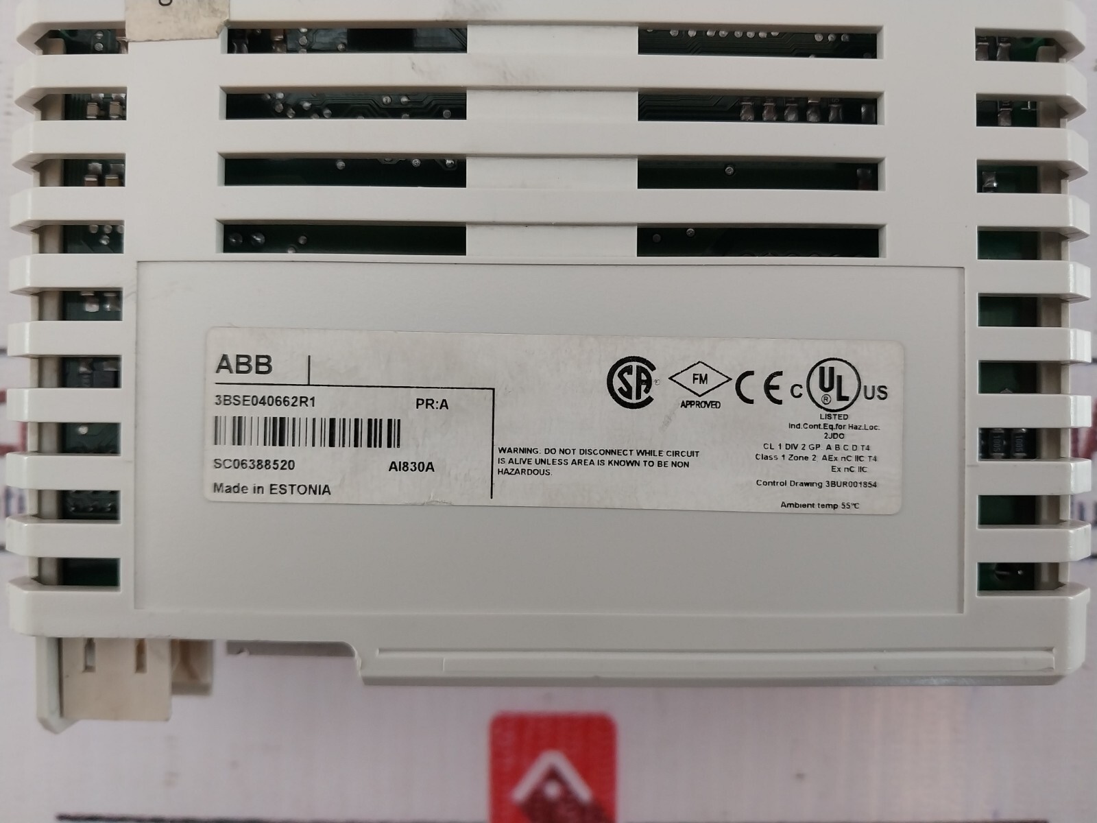 ABB AI830A 3BSE040662R1 Analog Input Module 3BSE013230R1 Termination Unit