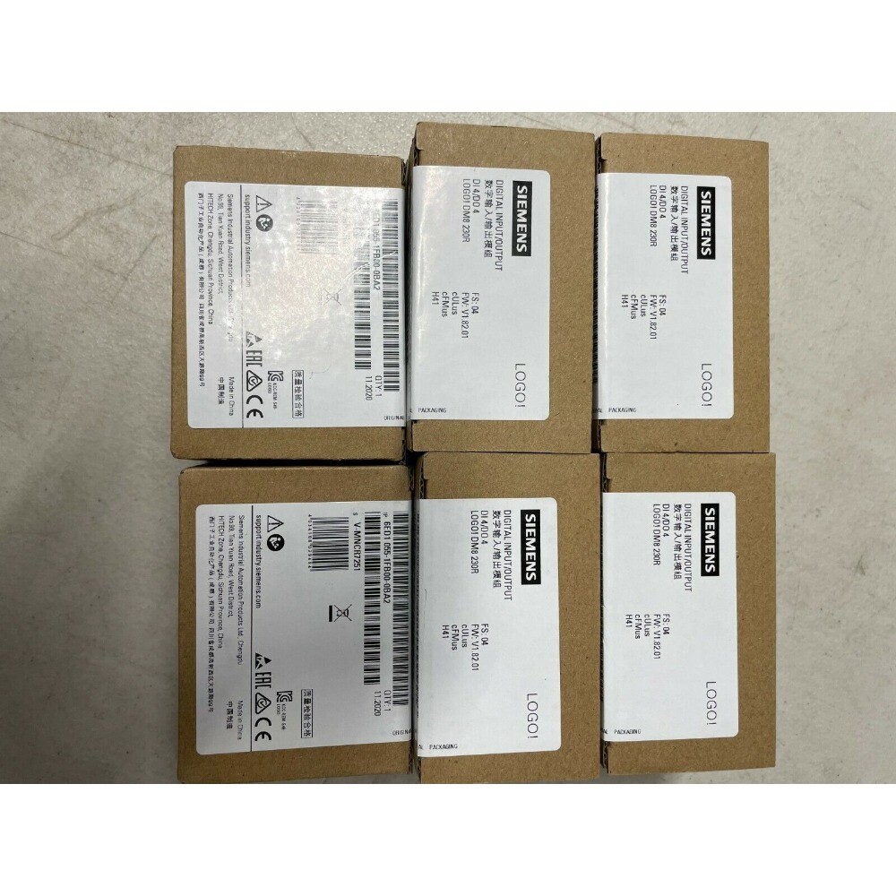 New Siemens 6ED1055-1FB00-0BA2 6ED10551FB000BA2 LOGO DM8230R expansion module
