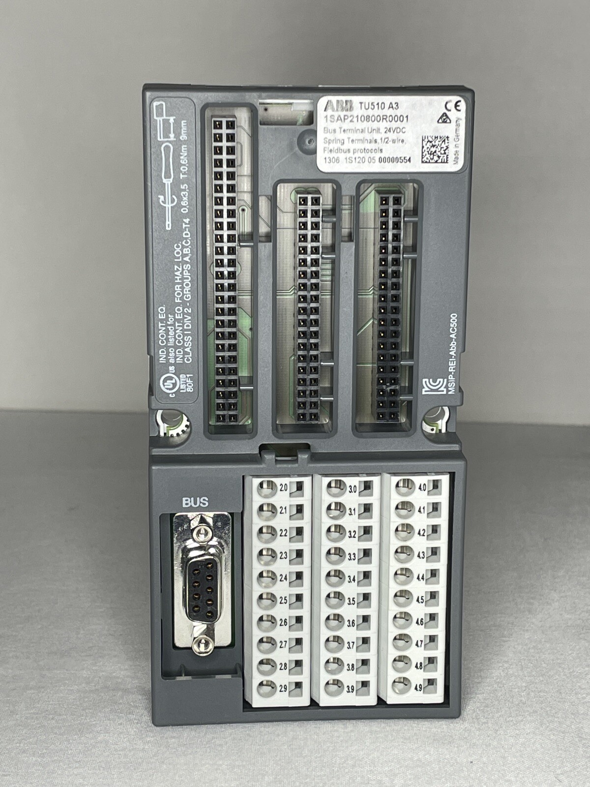 ABB AC500 S500 TU510 I/O Terminal Base
