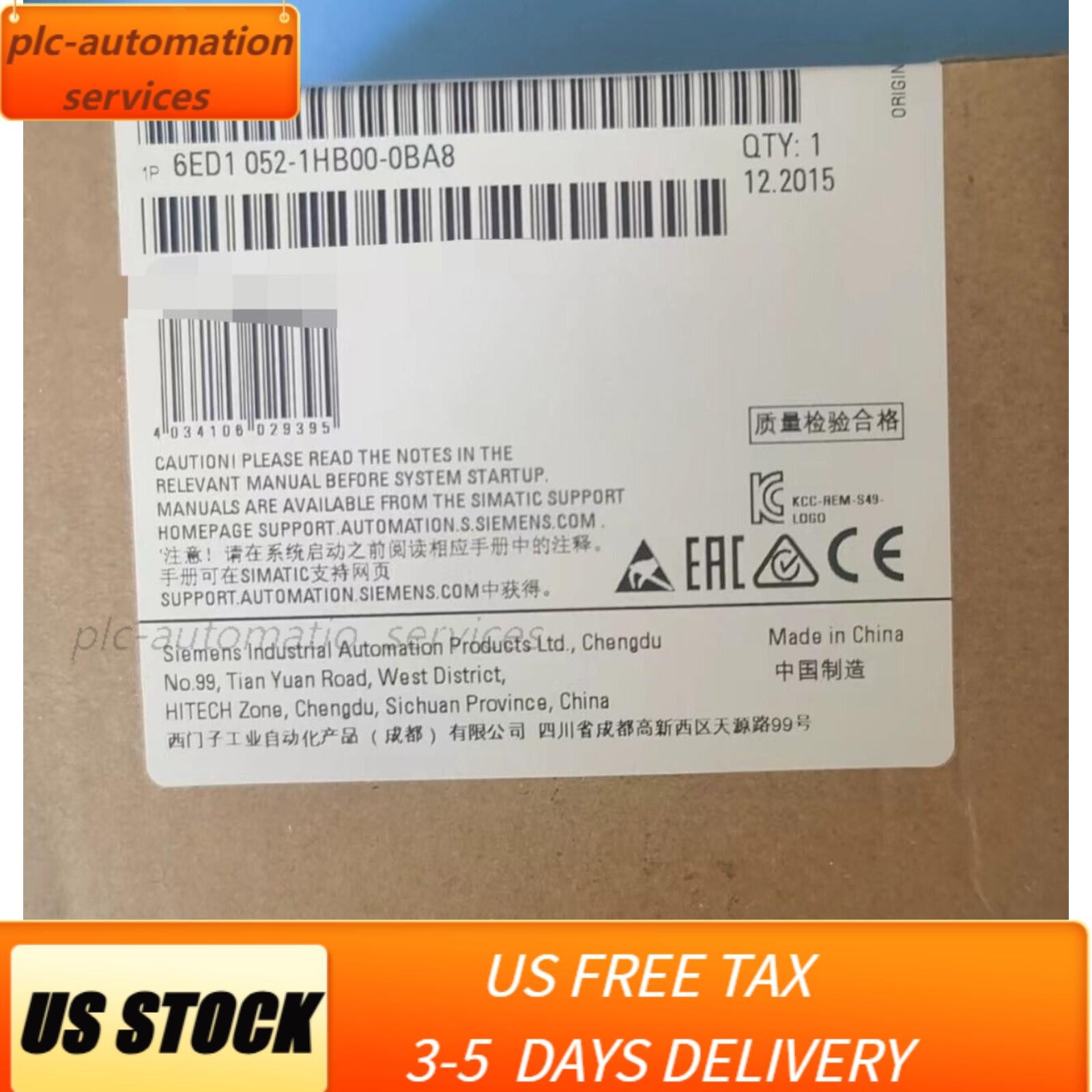 New Siemens 6ED1 052-1HB00-0BA8 6ED1052-1HB00-0BA8 LOGO 24RCE logic module