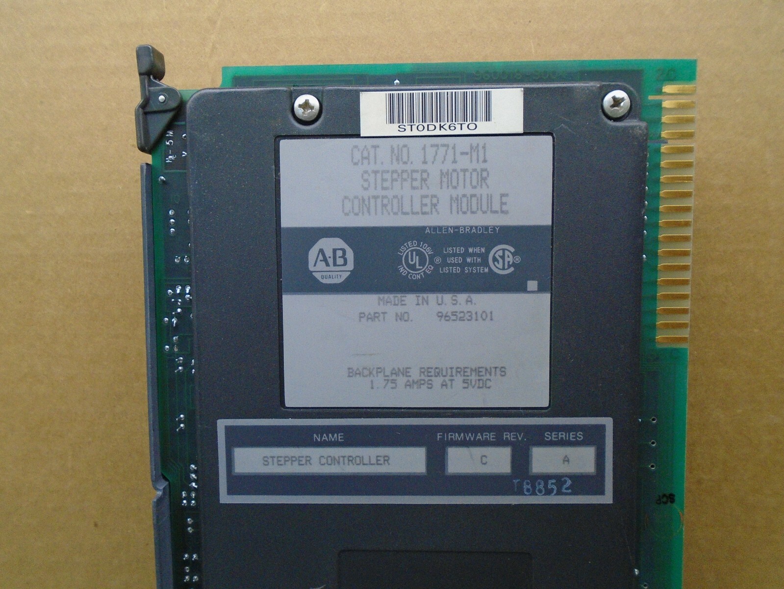 1771-M1 Allen Bradley PLC 5 Stepper Motor Controller Module 1771M1 W238