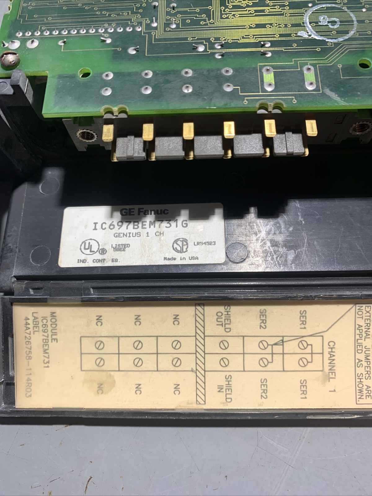 GE FANUC 90-70 Genius Bus Controller IC697BEM731 IC697BEM731G